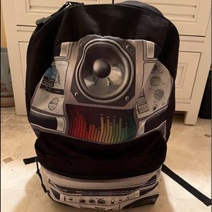 Boom box backpack